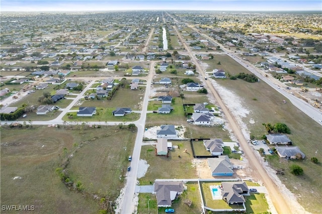 birds eye view of property featuring a residential view