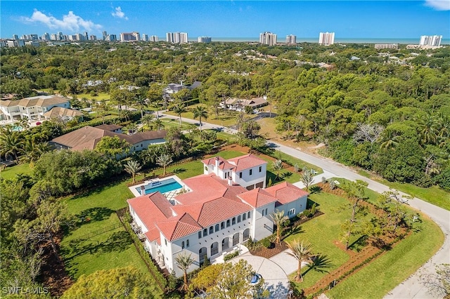 50 Mahogany Dr, Naples, FL 34108 - drone / aerial view featuring a city view