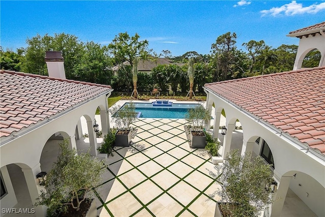 50 Mahogany Dr, Naples, FL 34108 - outdoor pool featuring a patio