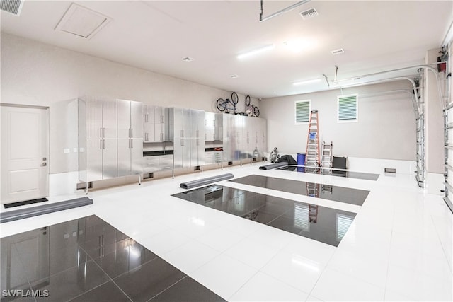 kitchen featuring tile patterned flooring