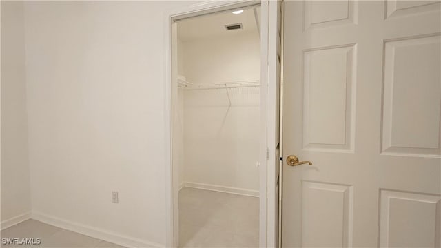 view of closet