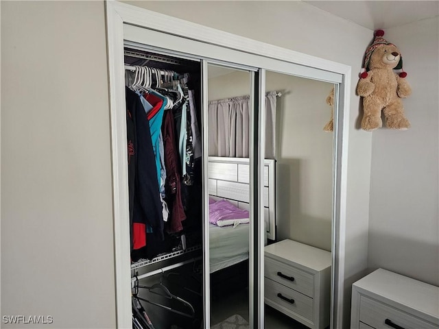 view of closet