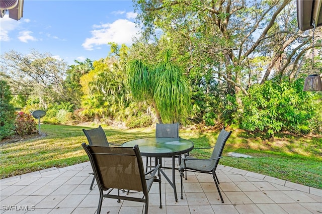 view of patio