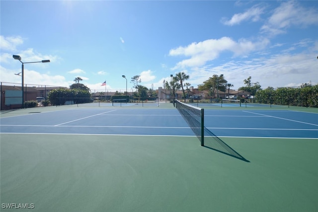 view of sport court featuring basketball court