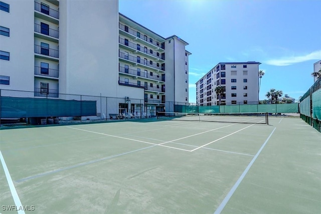 view of sport court