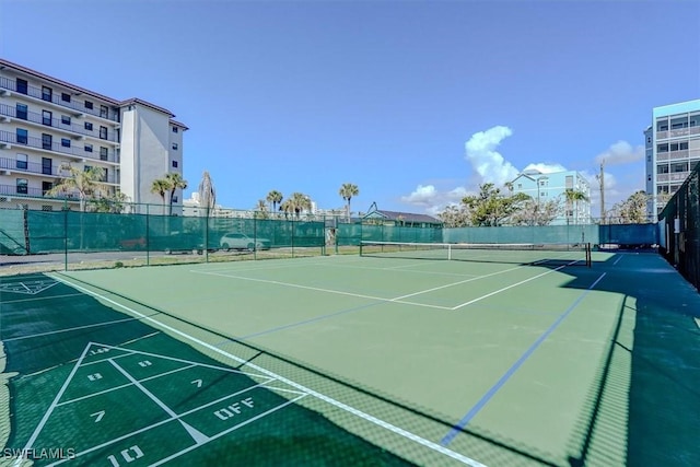 view of sport court