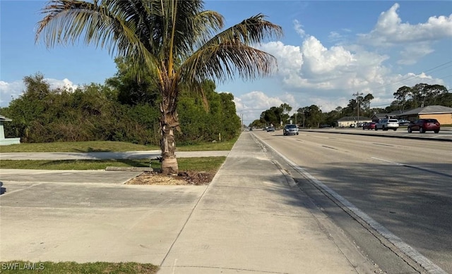 view of road