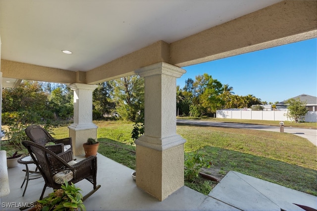 view of patio