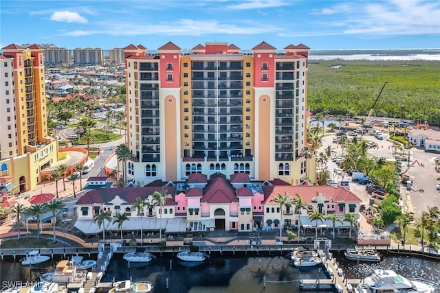 view of property featuring a water view