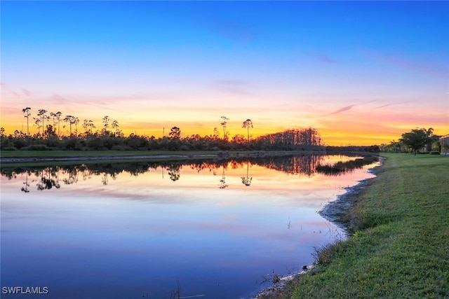 property view of water