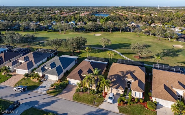9269 Coach House Ln, Estero, FL 33928 - aerial view featuring a residential view, view of golf course, and a water view