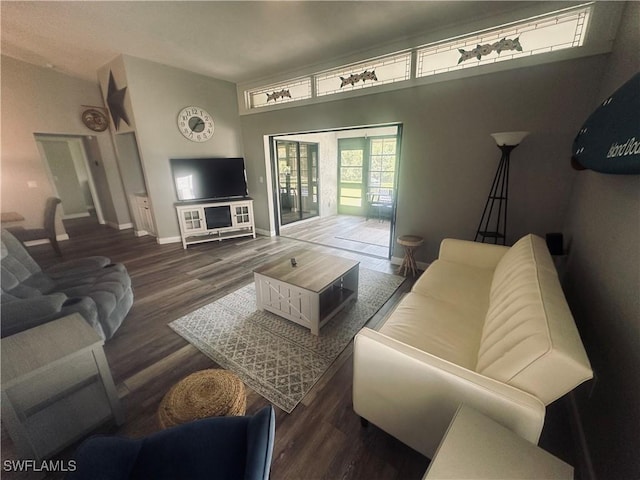 16660 Coriander Ln, Fort Myers, FL 33908 - living room with baseboards and wood finished floors