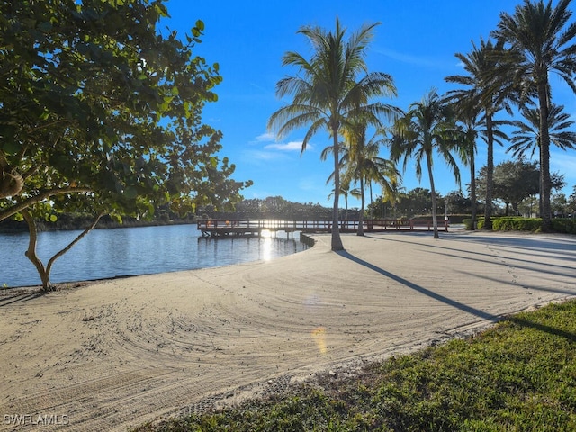 view of water feature