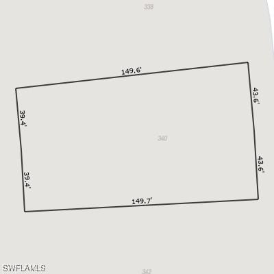 340 Radford Ave, Lehigh Acres FL, 33974 land for sale