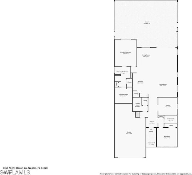 9368 Night Heron Ln, Naples, FL 34120 - property floor plan