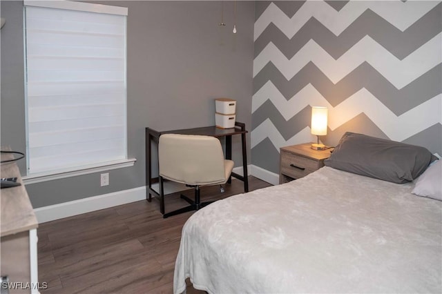 4176 Madison St, Ave Maria, FL 34142 - bedroom with baseboards and dark wood-style flooring