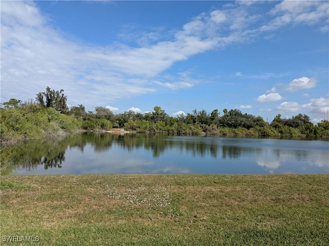 view of water feature