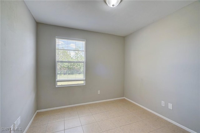 view of tiled empty room