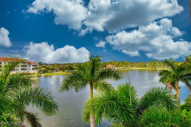 view of water feature