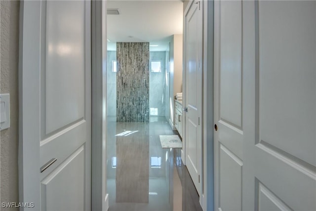 bathroom featuring tile patterned flooring