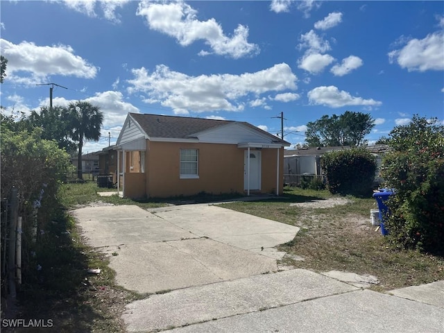 view of front of home