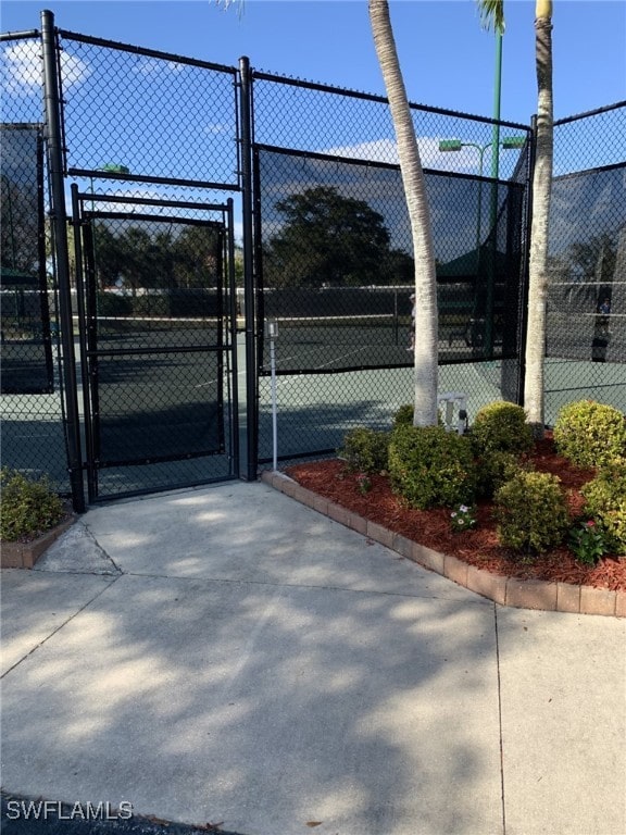 view of sport court