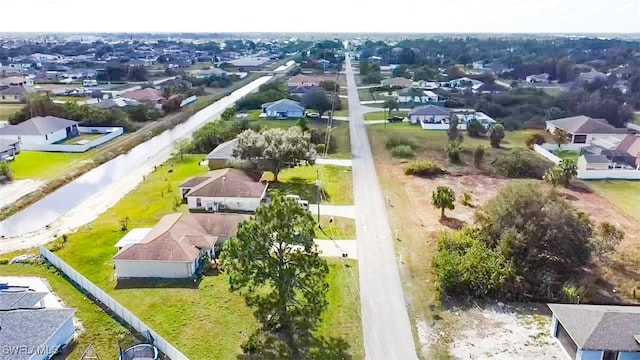 bird's eye view featuring a residential view