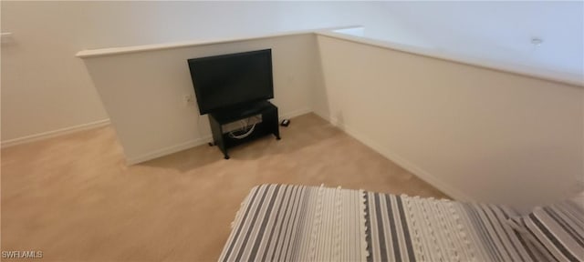 bonus room featuring carpet floors and baseboards