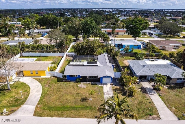 birds eye view of property featuring a residential view