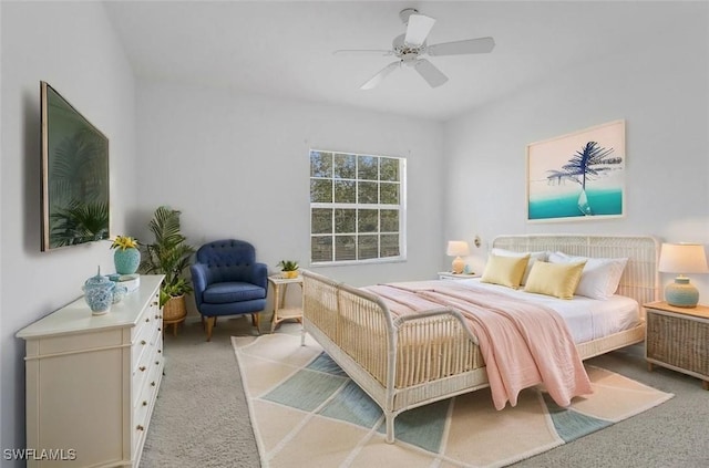 1040 Partridge Cir Unit 201, Naples, FL 34104 - carpeted bedroom with ceiling fan