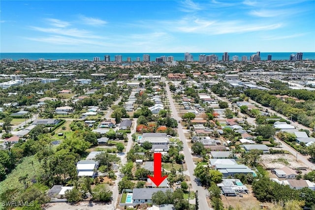 1312 Trail Terrace Dr, Naples, FL 34103 - view of urban area featuring a large body of water