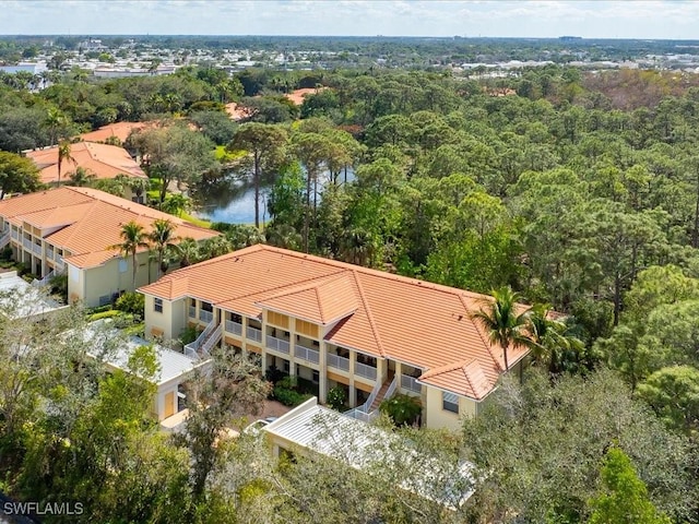 1045 Tarpon Cove Dr Unit 102, Naples, FL 34110 - view of subject property featuring a forest and a large body of water