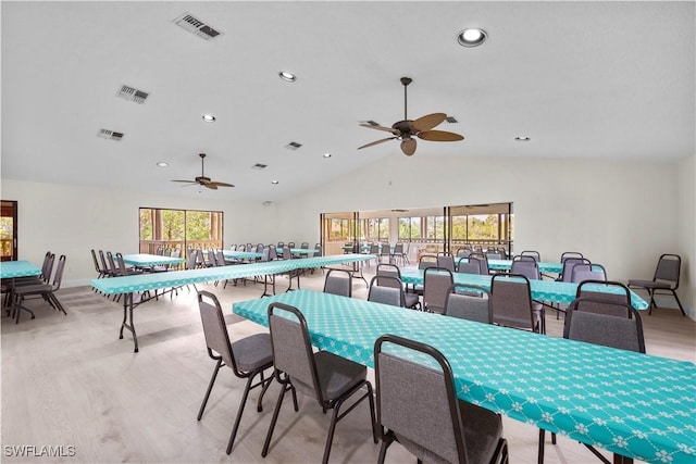 view of patio / terrace with ceiling fan