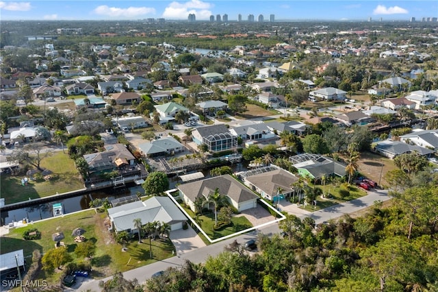 birds eye view of property featuring a residential view