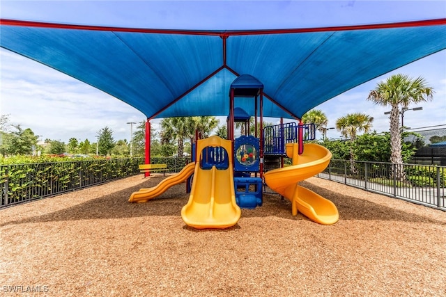 4641 Azalea Dr, Naples, FL 34119 - community play area featuring fence