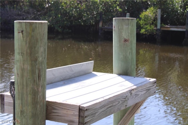 view of dock