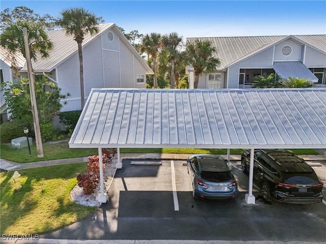 15400 River Vista Dr Unit 301, North Fort Myers, FL 33917 - view of covered parking lot