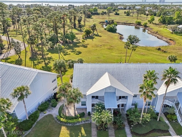 15400 River Vista Dr Unit 301, North Fort Myers, FL 33917 - birds eye view of property with a water view