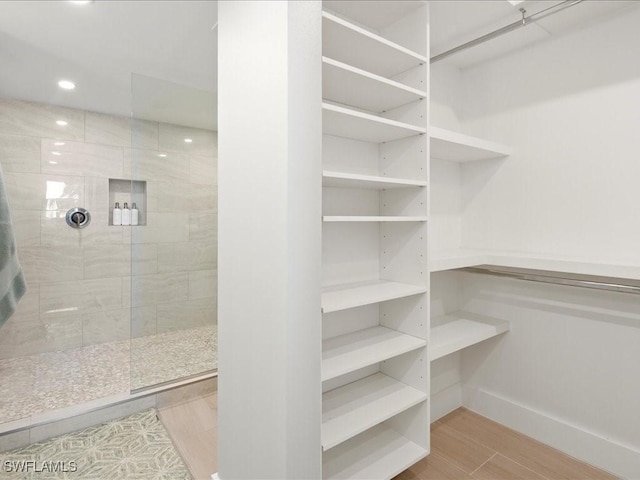 interior space featuring light hardwood / wood-style floors