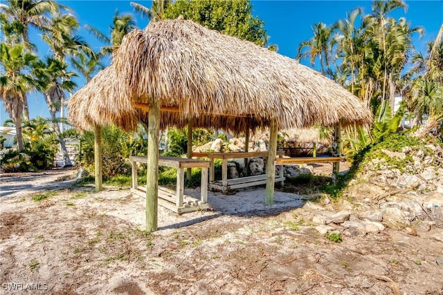 surrounding community with a gazebo