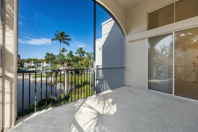 1575 Clermont Dr Unit N-201, Naples, FL 34109 - balcony with a water view