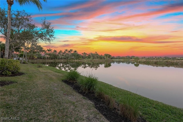 property view of water