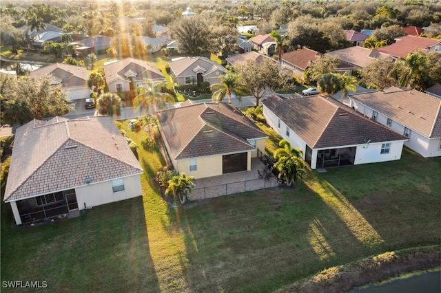 birds eye view of property featuring a residential view