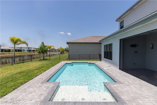 20341 Fair Oak Ln, Estero, FL 33928 - view of pool featuring a patio and a water view