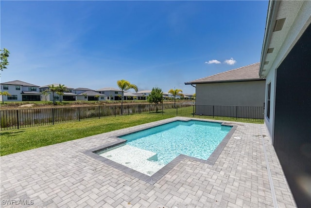 20341 Fair Oak Ln, Estero, FL 33928 - view of swimming pool with a residential view and a patio