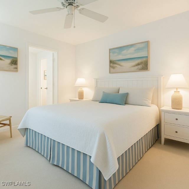 800 S Golf Dr Unit N205, Naples, FL 34102 - bedroom with carpet flooring and ceiling fan