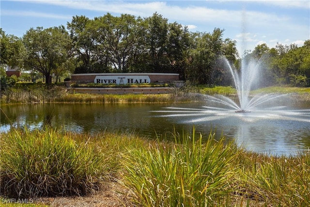 property view of water