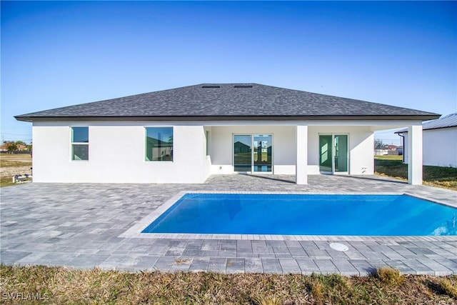 rear view of house with a patio area