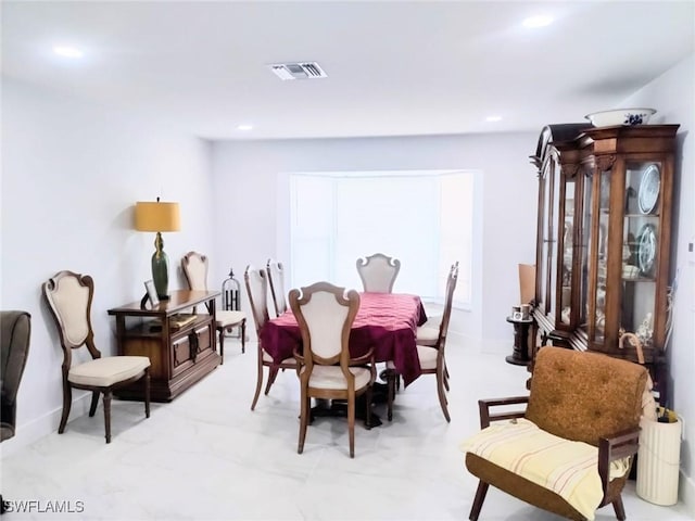 view of dining area