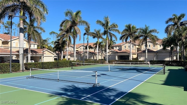 view of tennis court